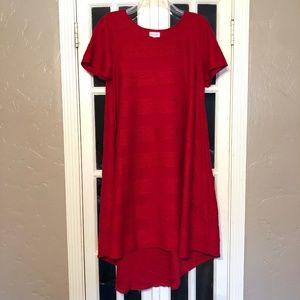 LuLaRoe Carly. Size S. EUC. True Red.